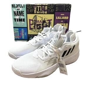 Adidas Dame 8 Admit One Basketball Shoes NWT Sz M12.5/W13.5 Cloud White Sporty